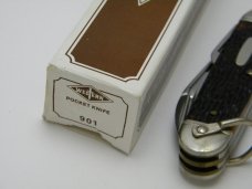 Western USA 901 Delrin Camp Scout Utility Knife & Leather Strap c.1980 - NIB 
