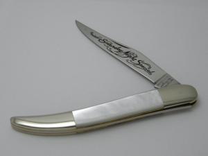 Parker Cut. Co. Surgical Steel Japan Genuine Mother of Pearl Sunday Night Special Toothpick Knife