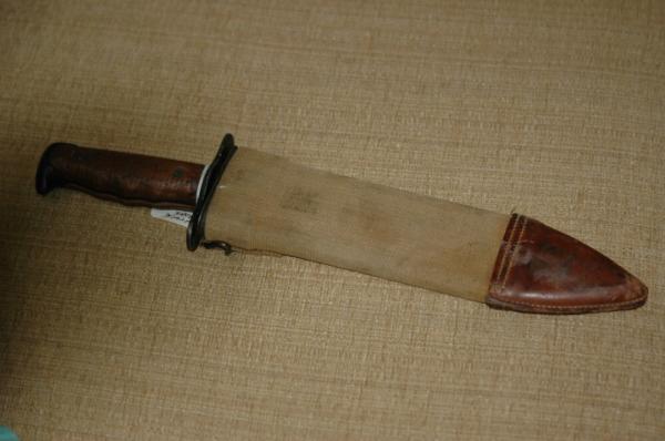 Vintage WW1 Bolo Knife with Sheath