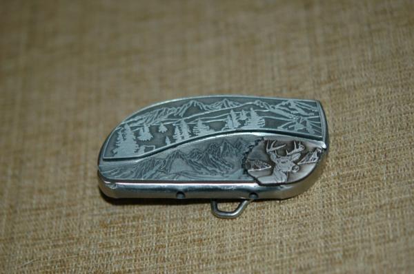 Unlike Most Decorative Belt Buckle Knife Unlike Most Decorative Belt Buckle Knife