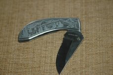 Unlike Most Decorative Belt Buckle Knife Unlike Most Decorative Belt Buckle Knife