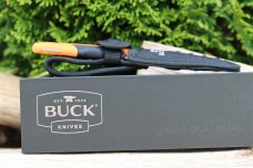 BUCK 658 PURSUIT PRO SMALL ORANGE FIXED BLADE