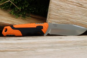 BUCK 658 PURSUIT PRO SMALL ORANGE FIXED BLADE