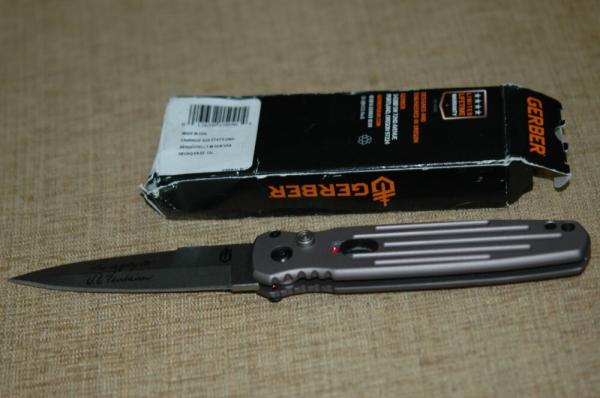 Gerber Covert Applegate Fairbairn Auto Knife New In Box Stonewash Color
