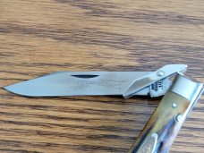 1971 CASE XX USA 5111 1/2 Stag CHEETAH Swing Guard Lockback Knife 9 dots SMALL Tang Stamp