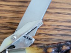 1971 CASE XX USA 5111 1/2 Stag CHEETAH Swing Guard Lockback Knife 9 dots SMALL Tang Stamp