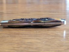 1971 CASE XX USA 5111 1/2 Stag CHEETAH Swing Guard Lockback Knife 9 dots SMALL Tang Stamp