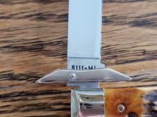 1971 CASE XX USA 5111 1/2 Stag CHEETAH Swing Guard Lockback Knife 9 dots Large Tang Stamp 1971 CASE XX USA 5111 1/2 Stag CHEETAH Swing Guard Lockback Knife 9 dots Large Tang Stamp