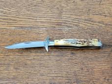 1971 CASE XX USA 5111 1/2 Stag CHEETAH Swing Guard Lockback Knife 9 dots Large Tang Stamp 1971 CASE XX USA 5111 1/2 Stag CHEETAH Swing Guard Lockback Knife 9 dots Large Tang Stamp