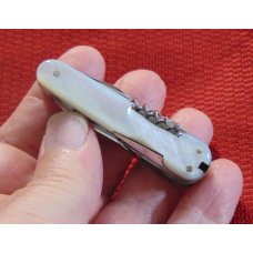 MINT CONDITION VINTAGE SOLINGEN MULTI-BLADE 20 BLADE DISPLAY GENUINE PEARL KNIFE MINT CONDITION VINTAGE SOLINGEN MULTI-BLADE 20 BLADE DISPLAY GENUINE PEARL KNIFE