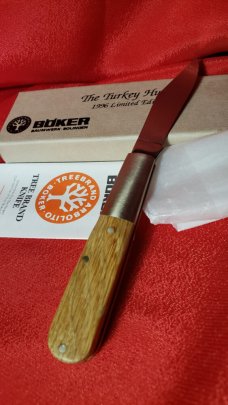 Boker Tree Brand, Solingen Germany c.1996 SS Barlow New W/Box & Papers Turkey Hunter Limited edition