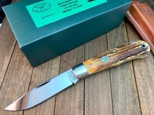 Moore Maker Mountain Man Trapper Lock Back Beautiful Stag 