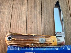 Moore Maker Mountain Man Trapper Lock Back Beautiful Stag Moore Maker Mountain Man Trapper Lock Back Beautiful Stag