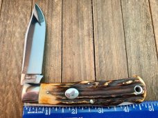 Moore Maker Mountain Man Trapper Lock Back Beautiful Stag 