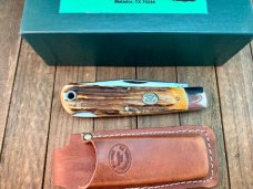 Moore Maker Mountain Man Trapper Lock Back Beautiful Stag Moore Maker Mountain Man Trapper Lock Back Beautiful Stag
