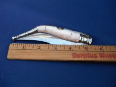 Handmade folding pocketknife from Spain. ALBACETE SPANISH NAVAJA RATCHETING FOLDING KNIFE