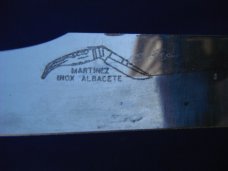Handmade folding pocketknife from Spain. ALBACETE SPANISH NAVAJA RATCHETING FOLDING KNIFE