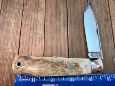 Moore Maker Mountain Man Lock Back Elk Horn Factory Sample 2015