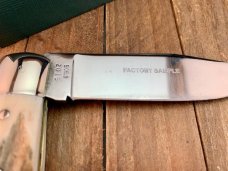 Moore Maker Mountain Man Lock Back Elk Horn Factory Sample 2015