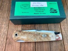 Moore Maker Mountain Man Lock Back Elk Horn Factory Sample 2015