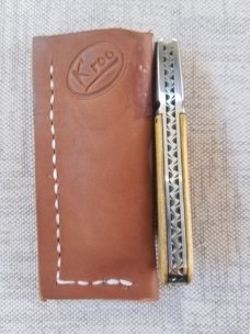 K'roo Sneezewood EO Sheepsfoot Barlow..3.75..slip..coa...rwl34..filework..liners..spacers...fluted K'roo Sneezewood EO Sheepsfoot Barlow..3.75..slip..coa...rwl34..filework..liners..spacers...fluted