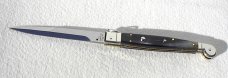 NEW ITALIAN AGA CAMPOLIN 12" SICILIANO RING PULL BRAZILIAN HORN 4 MILL BLADE NICKEL SILVER BOLSTERS