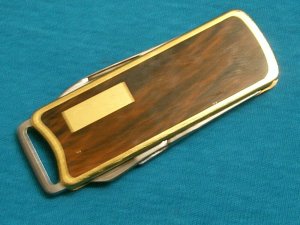 VINTAGE KATANA JAPAN SMALL FOLDING POCKET CLASP KNIFE KNIVES OLD