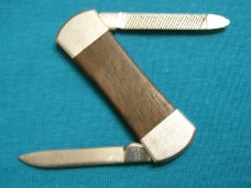 VINTAGE KABAR KA-BAR 2504 SMALL FOLDING POCKET CLASP KNIFE KNIVES OLD