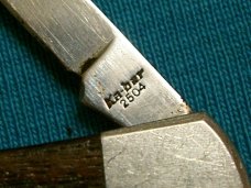 VINTAGE KABAR KA-BAR 2504 SMALL FOLDING POCKET CLASP KNIFE KNIVES OLD