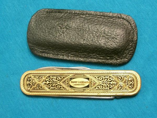 VINTAGE BIERHOFF SOLINGEN GERMANY TOLEDO SCALE FOLDING POCKET GENTLEMANS CLASP KNIFE KNIVES OLD AD