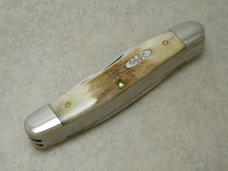 Rare Case XX SS USA 2 Dot TEX RAT Stag 4 Blade Muskrat Knife Rare Case XX SS USA 2 Dot TEX RAT Stag 4 Blade Muskrat Knife