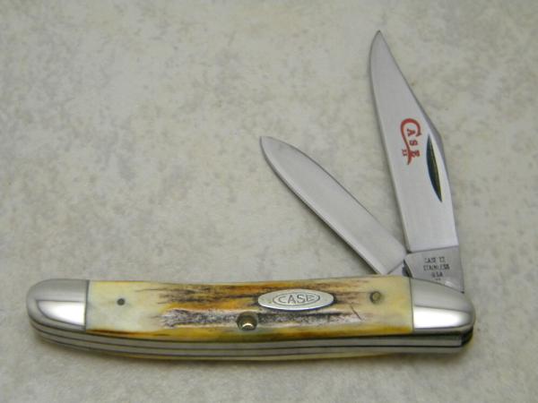 Case XX Stainless USA 52087 Red Scroll 1978 Stag Jack Knife Case XX Stainless USA 52087 Red Scroll 1978 Stag Jack Knife