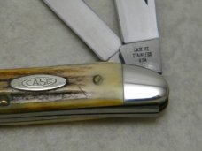 Case XX Stainless USA 52087 Red Scroll 1978 Stag Jack Knife Case XX Stainless USA 52087 Red Scroll 1978 Stag Jack Knife