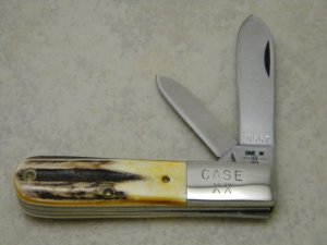 Case XX USA 52009 1/2 Stag 1982 Barlow Knife 