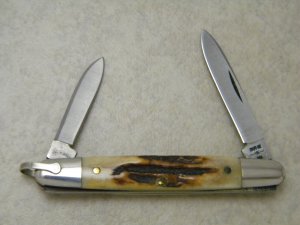 Case XX USA 05263 R SSP 1980 Stag Pen Knife 