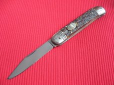 Rare Vintage Solingen Germany Button Slide Lock Switchblade Knife Rare Vintage Solingen Germany Button Slide Lock Switchblade Knife