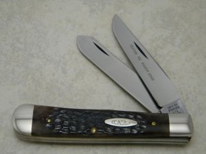 Case XX Stainless USA 1979 Tested XX Razor Edge 6254 Bone Trapper Knife 