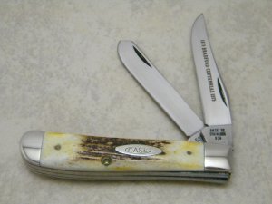 Case XX Stainless 1979 Bradford Centennial 5207 Stag Trapper Knife