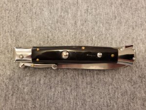 9" Dark Horn SWINGUARD Dagger Blade Italian Stiletto *NOS*