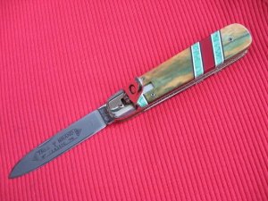 Vintage German Boker 712 Leverlock Knife - Custom