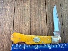 Moore Maker Pinch Lockback Smooth Yellow Bone 2013 Moore Maker Pinch Lockback Smooth Yellow Bone 2013