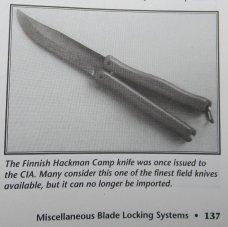 Finnish Hackman Camp Knife.