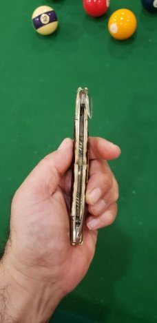 Big Custom Made Bird's Head Bolster Knife, Premium stag handle Big Custom Made Bird's Head Bolster Knife, Premium stag handle