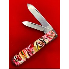 Vintage CAMCO (Camillus) 2-Blade Swell End Jack Pocket Knife Post-1948 Bright Candy Scales Vintage CAMCO (Camillus) 2-Blade Swell End Jack Pocket Knife Post-1948 Bright Candy Scales