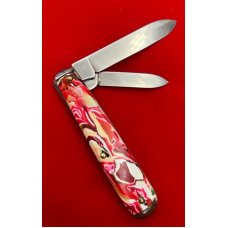 Vintage CAMCO (Camillus) 2-Blade Swell End Jack Pocket Knife Post-1948 Bright Candy Scales Vintage CAMCO (Camillus) 2-Blade Swell End Jack Pocket Knife Post-1948 Bright Candy Scales