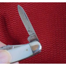 EXCELLENT USED VINTAGE CATTARAUGUS CUTLERY CO. GENUINE PEARL # 32183 CATTLE KNIFE c1886/1963 EXCELLENT USED VINTAGE CATTARAUGUS CUTLERY CO. GENUINE PEARL # 32183 CATTLE KNIFE c1886/1963