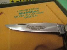 Remington 1988 Silver Bullet Bone Handle Muskrat Model # R4466SB Remington 1988 Silver Bullet Bone Handle Muskrat Model # R4466SB