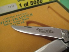 Remington 1991 Silver Bullet Bone Handle Mini Trapper Model # R1178SB Remington 1991 Silver Bullet Bone Handle Mini Trapper Model # R1178SB