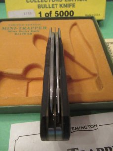 Remington 1991 Silver Bullet Bone Handle Mini Trapper Model # R1178SB Remington 1991 Silver Bullet Bone Handle Mini Trapper Model # R1178SB