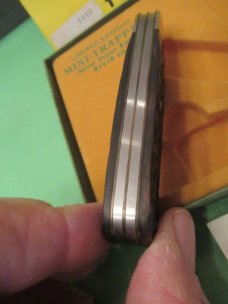 Remington 1991 Silver Bullet Bone Handle Mini Trapper Model # R1178SB Remington 1991 Silver Bullet Bone Handle Mini Trapper Model # R1178SB